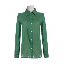 blusa de estilo coreano de color verde